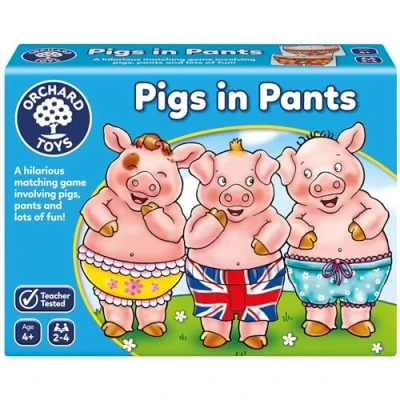 Imagen de Orchard Toys Pigs in Pants Game, Matching Game for Kids, Age 4+, Educational Games and Toys.
