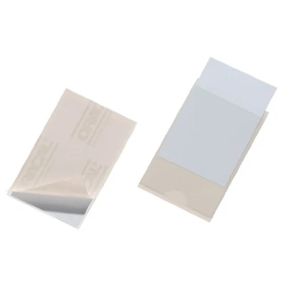 Imagen de Durable 807919 Funda autoadhesiva fijo para etiquetas de inserción 90 x 57mm, bolsa 10 piezas