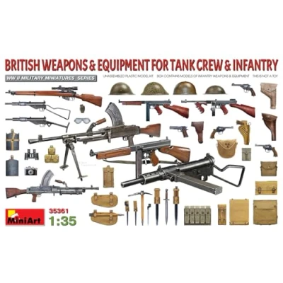 Imagen de MiniArt: British Weapons &amp; Equiment for Tank Crew Infantry in 1:35 [6465361]