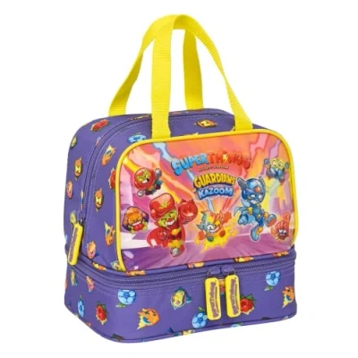 Imagen de Safta, Portameriendas de Superthings Guardians Of Kazoom, 200x150x200 mm Unisex niños, Multicolor, Estándar