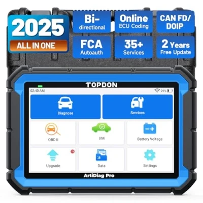 Imagen de TOPDON Dispositivo de diagnóstico Auto ArtiDiag Pro, codificación en línea&amp;Control bidireccional, Completo del Sistema a Nivel OE, 35+Funciones Servicio, actualización Gratuita 2