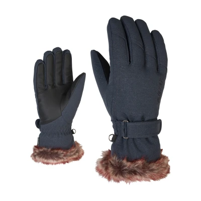 Imagen de Ziener Kim Lady Mujeres Guantes De Esquí (Talla: 7, Gris)