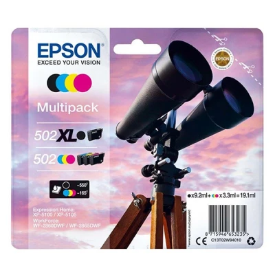 Imagen de Epson 761158 Multipack 502XL, Paquete de 4