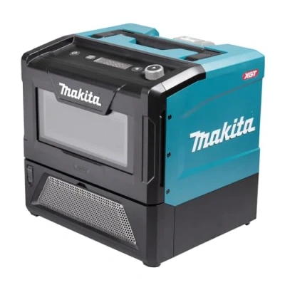 Imagen de Makita MW001GZ Microondas con batería, 40 V, máx. 350/500 W, 8 L (sin sin cargador)