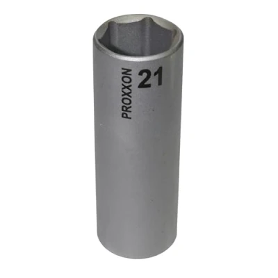 Imagen de Proxxon 23 365 Vasos Largos de 1/2&quot;, Tamaño 21mm, Longitud Total 79mm