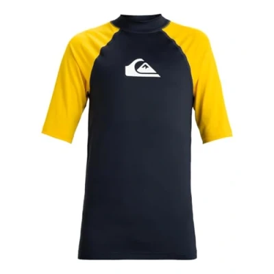 Imagen de Quiksilver Upf50 SS Youth Licra, Niño, Dark Navy/Solar Power, 8 años