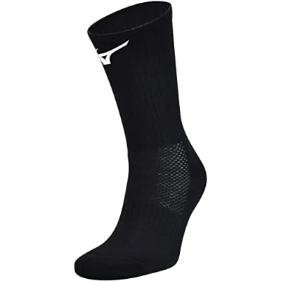 Imagen de Mizuno Handball Socks pair Negro/Blanco Hombre/Mujer Talla M