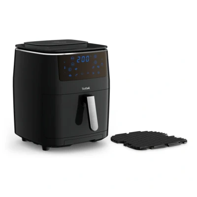 Imagen de Tefal Easy Fry &amp; Steam Freidora de aire 3 en 1 1700 W que fríe con aire, asa y cuece al vapor, plancha grill, fritura saludable, 7 programas automáticos, todo tipo alimentos, 6,5 L / 1,6 kg
