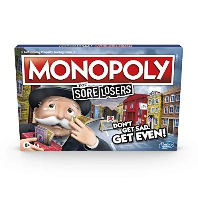 Imagen de Hasbro Gaming Monopoly for Sore Losers Board Game Ages 8 and up, The Where it Pays to Lose