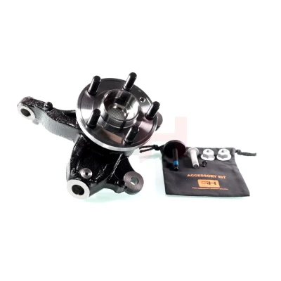 Imagen de GH 282565AH Mangueta Eje delantero, derecha con buje de rueda, cojinete tapa contra salpicaduras, tornillos FORD: S Max Mk1