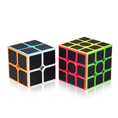 Imagen de ROXENDA Speed Cube Set, Cubos de Velocidad 2X2 3X3 Originale Cubo Mágico con Instrucción