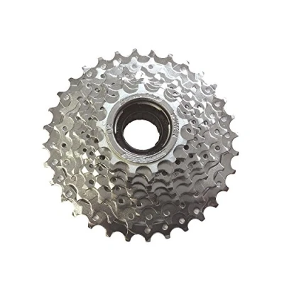 Imagen de SUNRACE MFE60 8 Speed Freewheel 13 32T CP Cassettes, Unisex Adulto, Plateado, ESTANDAR