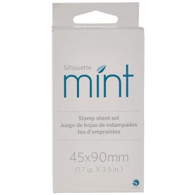 Imagen de Silhouettes 45 x 90 mm Menta Sello Hoja, Multicolor