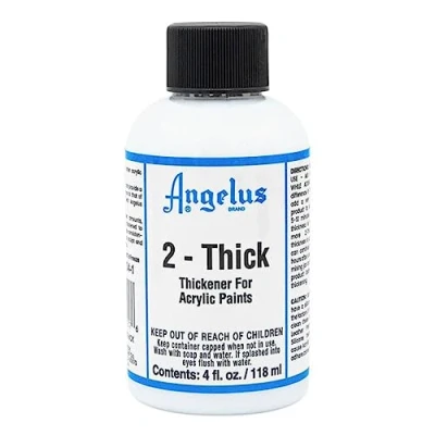 Imagen de Angelus Aditivo de pintura acrílica 2 gruesos para crear arte arcilla flexible en 3D zapatos, botas, bolsos, cavas y más, 4 onzas