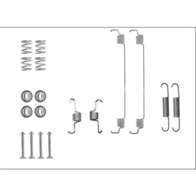 Imagen de HELLA 8DZ 355 206 051 Juego de accesorios, zapatas freno RENAULT: CLIO 4, 2