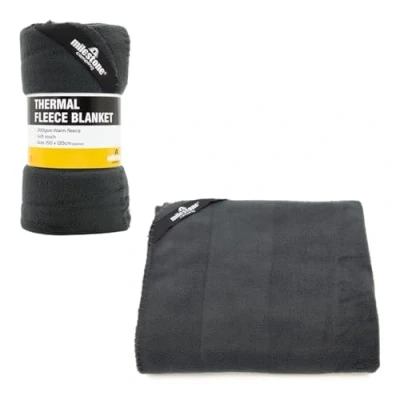 Imagen de Milestone Camping Manta Térmica de Franela para Viaje 150 x 120 cm Accesorios Cálida Coche y