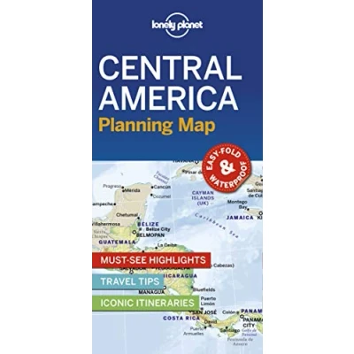 Imagen de Lonely Planet Central America Planning Map [Idioma Inglés]