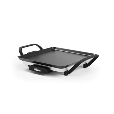 Imagen de Tristar Plancha slim S Una superficie de cocción 28 x cm Termostato ajustable Revestimiento antiadherente Bandeja grasa extraíble Fácil limpiar BP 2666