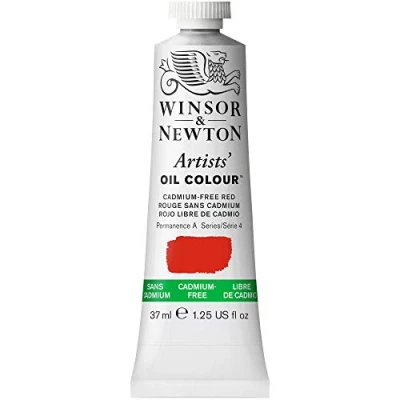 Imagen de Winsor &amp; Newton Artists Pintura al Óleo, 37 ML, Rojo (Rojo Libre de Cadmio)