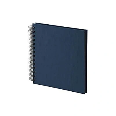 Imagen de Rössler Papier 1329452905 S.O.H.O. Álbum Wire O 180 x mm, 60 páginas negras, azul marino, 1 unidad