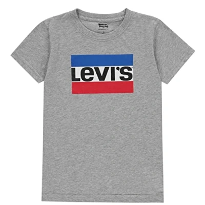 Imagen de Levi&#039;s Sportswear LOGO TEE Camiseta estampada para niños, Talla: 92, Grey heather