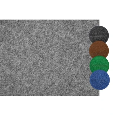 Imagen de andiamo Césped Artificial para Exteriores, Permeable al Agua, Resistente a la Intemperie y los Rayos UV, balcón jardín, Color: Gris, tamaño: 133 x 300 cm