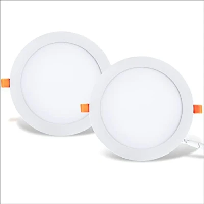 Imagen de LVWIT Downlight LED Techo Empotrable 25W Equivalente a 200W, Focos de 2250 Lúmenes, Lámparas Luz Color Blanco Neutro 4000K. Pack 2 Unidades.