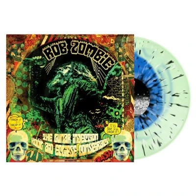 Imagen de The Lunar Injection Kool Aid Eclipse Conspiracy (Blue in Bottle Green with Black and Bone Splatter) [Vinilo]