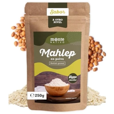 Imagen de Mahlep gemahlen Monte Nativo (250 g) Mahleb Mahlepi Mahlab Condimentos secos y molidos Especias árabes turcas ideales para cocinar