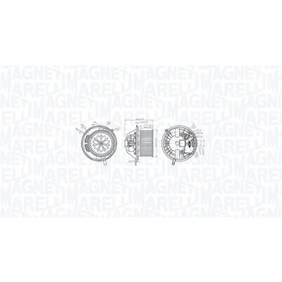 Imagen de MAGNETI MARELLI 069412760010 Ventilador de Calefacción BMW: 3 Berlina, Touring, Coupé