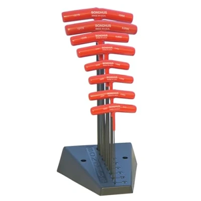 Imagen de Bondhus. Juego de 8 llaves en T Proguard puntabola (4 10 mm.) y hexagonales (2 3