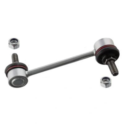 Imagen de FEBI BILSTEIN 41655 Bieleta de suspensión Eje trasero izquierda, trasero, derecha 130 M10 x 1,25 con tuerca autofijadora Acero negro