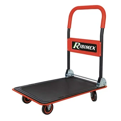 Imagen de Ribimex PRCDT150 Carro Plegable con 4 Ruedas, Carga máxima de 200 kg
