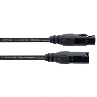 Imagen de CORDIAL Cable ECL EM0.5FM Microfono Elements simétrico XLR