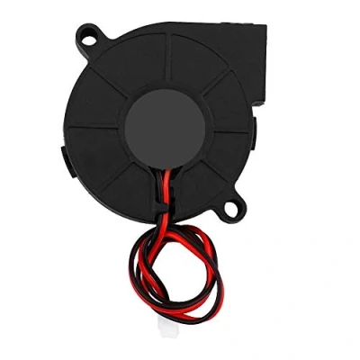 Imagen de Ventilador de enfriamiento para Impresora 3D, DC 12/24V 50 * 15 mm Radial soplado Kit Enfriador turboventilador Accesorios 3D(24V)