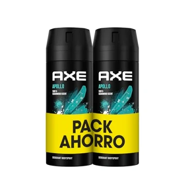 Imagen de Axe Desodorante Bodyspray Apollo Pack Ahorro 150ml x2
