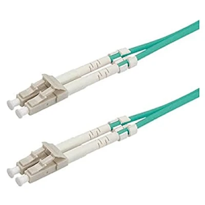Imagen de Value Fibre Optic Jumper Cable, 50/125µm, Lc/lc, Om3, Turquoise 1 M Cables De Fibra Óptica