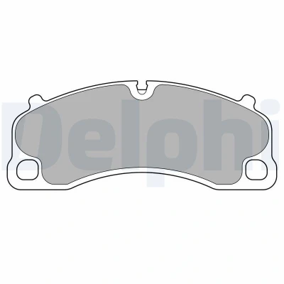 Imagen de DELPHI LP3729 Juego de pastillas freno preparado para indicador desgaste Chapa antichirridos sin accesorios PORSCHE: 718 Cayman Coupé
