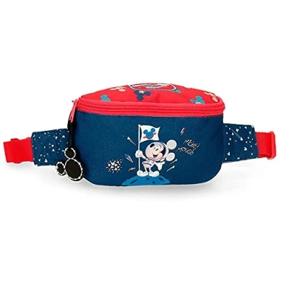 Imagen de Disney Mickey on the Moon Riñonera Azul 27x11x6,5 cms Poliéster