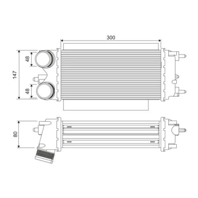 Imagen de Radiador de aire admisión VALEO 818539
