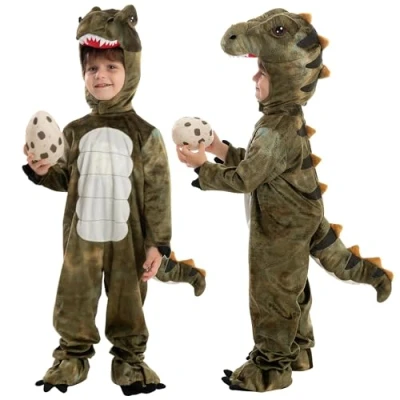 Imagen de Spooktacular Creations Child Unisex Brown T Rex Realistic Costume 3T