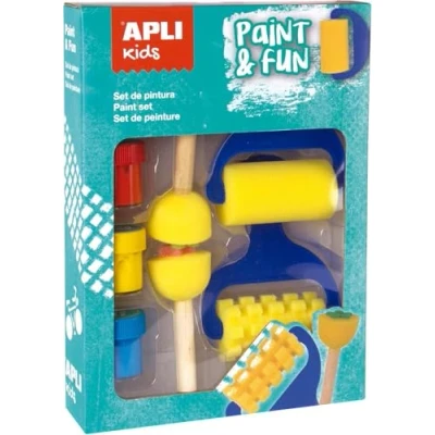 Imagen de APLI Kids 15135 Set de pintura con témperas, rodillos y sellos , color/ modelo surtido