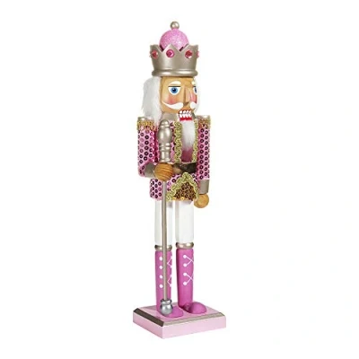 Imagen de Kurt S. Adler Cascanueces Rosa de 38 cm, Multicolor