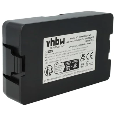 Imagen de vhbw 1x Batería Compatible con Gardena SILENO minimo 15202 20, 250 Robot cortacésped 2500mAh 18V Li Ion