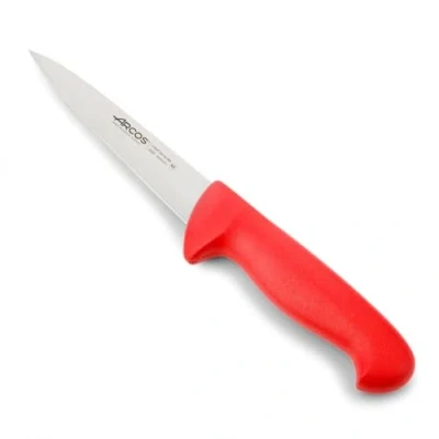 Imagen de Arcos Serie 2900 Cuchillo Carnicero Hoja de Acero Inoxidable NITRUM 150 mm Mango inyectado en Polipropileno Color rojo