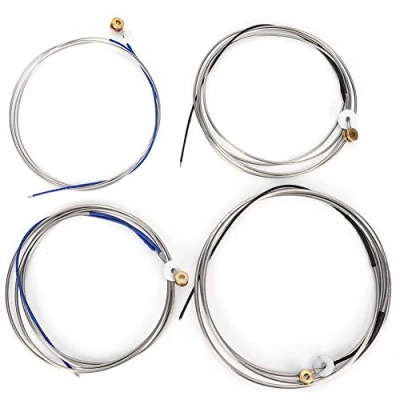 Imagen de Cuerda de alambre acero para contrabajo fácil instalar cambiar todas las cuerdas un contrabajo.