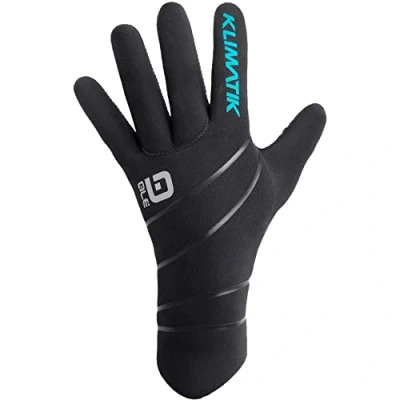 Imagen de Alé Cycling Klimatik Guantes de Invierno Unisex Neopreno, Color Negro, M/L