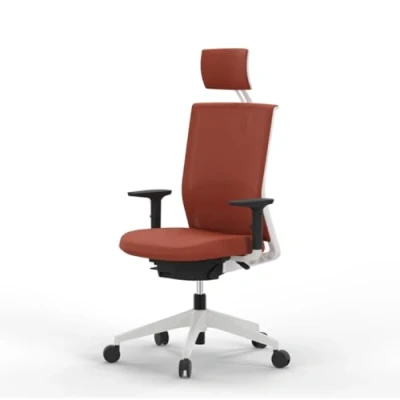 Imagen de Silla de Escritorio Actiu Stay Doble Malla Rhythm Alta Resistencia con Brazos 2D, Sistema Syncro y Soporte 120kg para +12 Horas Uso intensivo Ecosostenible (Wild Fox)