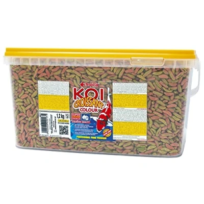 Imagen de Tropical Koi Croissants Color, 1er Pack (1 x 5 l) Comida para Mascotas, Natural, L, 5000
