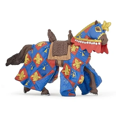 Imagen de Papo 39787 Estatuilla Caballo Lilie Figura, Color Azul Rojo Amarillo (39787)
